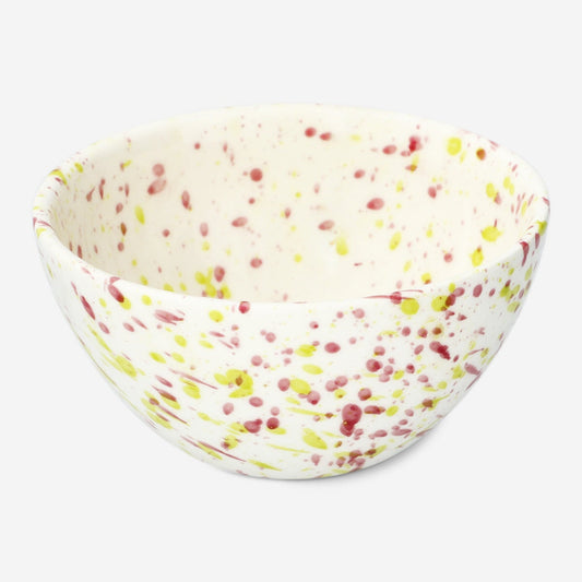 Bowl with splash pattern
