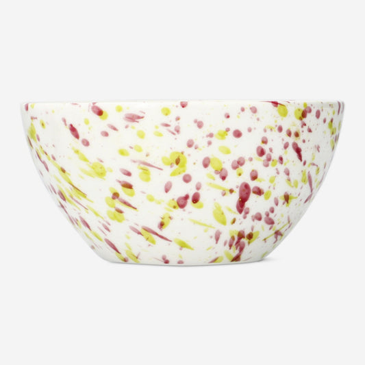 Bowl with splash pattern